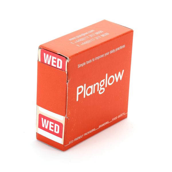 Wednesday Day Label In Box