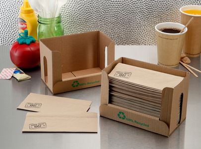 Street Food Napkins and Dispenser.