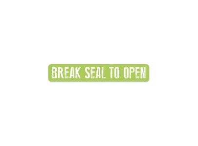 Roll Label Breakseal Green 2