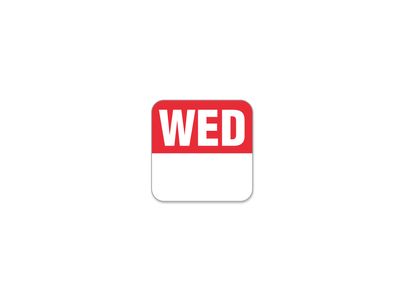 25mm Wednesday Daylabel 2