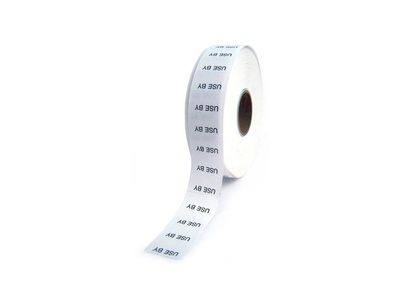 Single Line Use By Label Refill 1