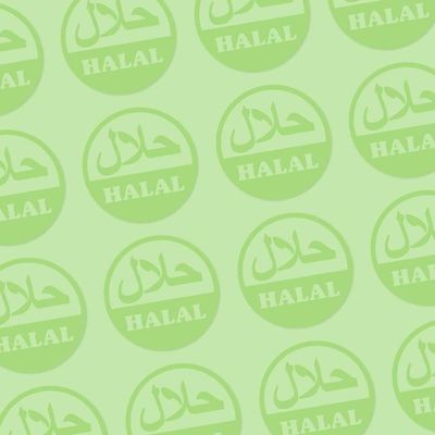 New Halal Sticker