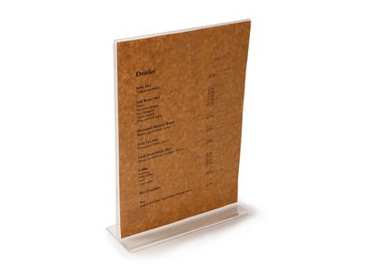 A4 Acrylic Menu Holder 1