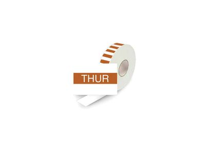 Double Line Day Label Refill Thursday 2