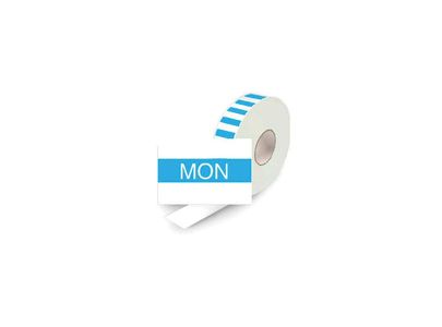 Double Line Day Label Refill Monday 2