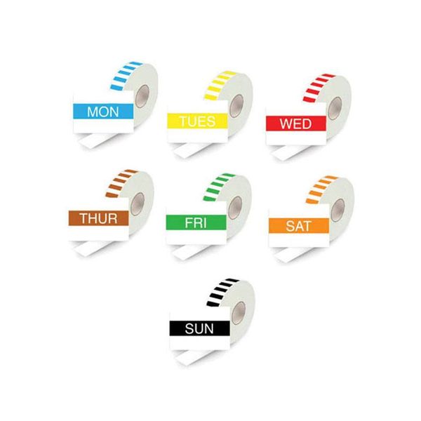 Double Line Day Label Refill 1