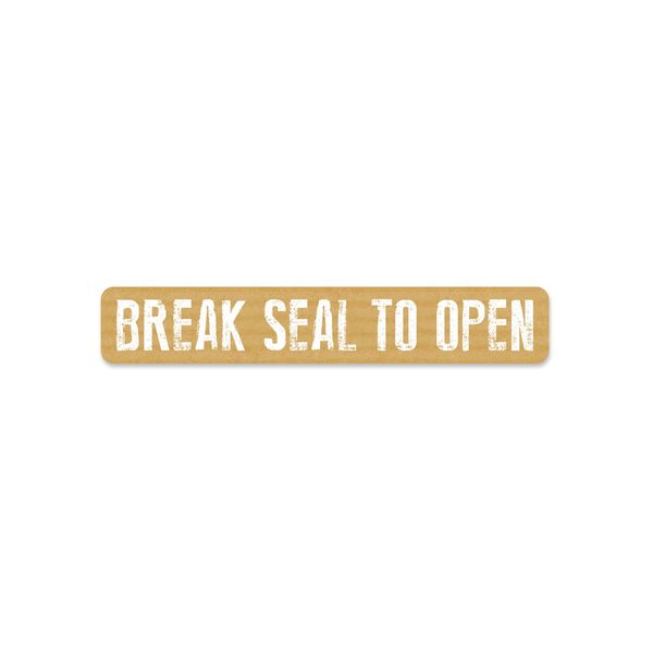 Roll Label Breakseal Natural 2