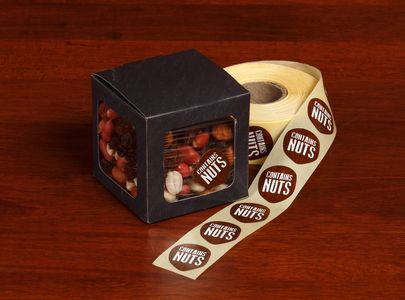 Roll Label Contains Nuts 3