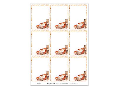 Bakery Label Sheet