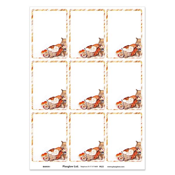 Bakery Label Sheet