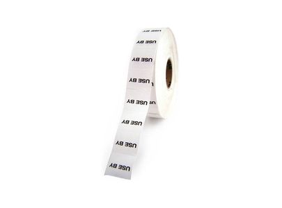 Double Line Use By Label Refill 1