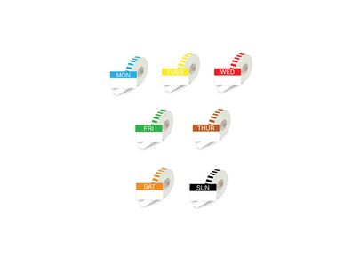 Single Line Day Label 1