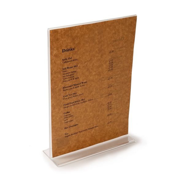Simply Natural Menu Paper 1