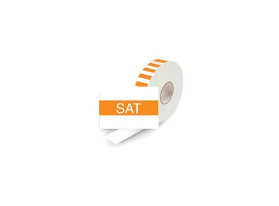 Double Line Day Label Refill Saturday 2