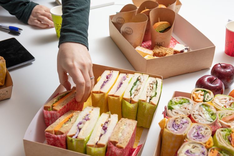 Natural Platter Box | Compostable Packaging | Planglow